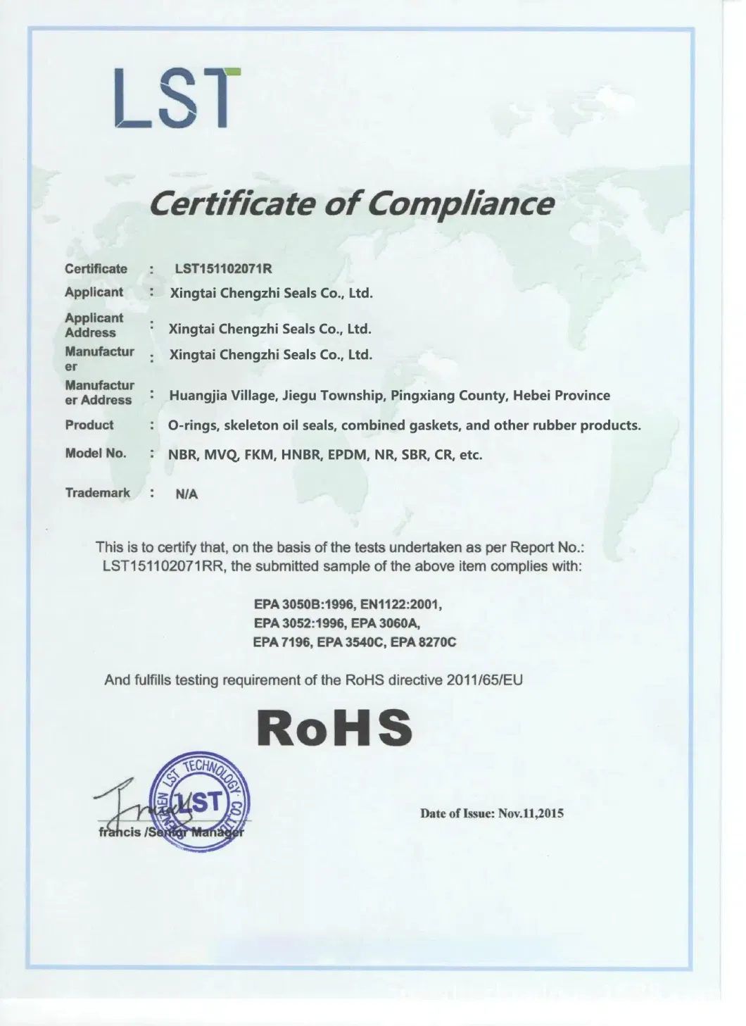 Selo de óleo de rodas ABS com categoria completa e disponibilidade no local 6