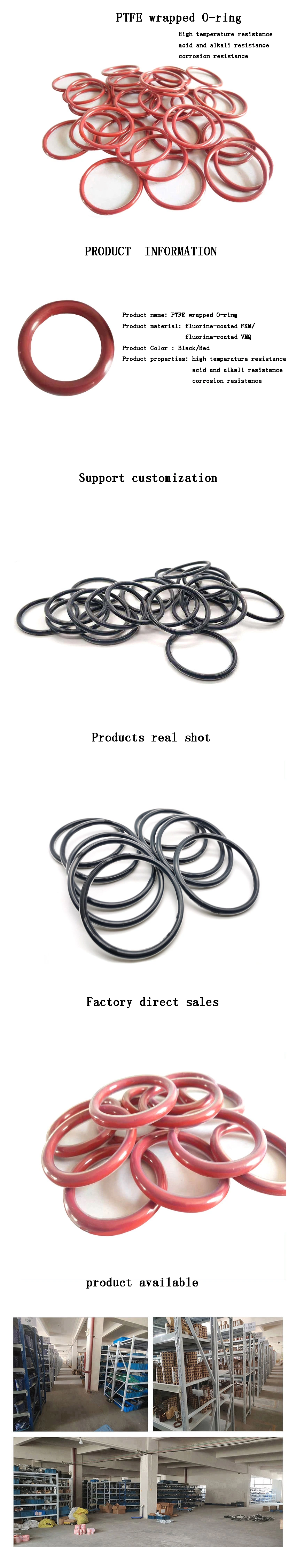 O-RING de silicone para a metalurgia do carvão e petroquímica com serviço rápido e conveniente 0